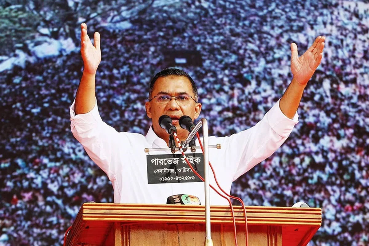 আজ ঢাকার ছয় আসনে তারেক রহমানের নির্বাচনী জনসভা অনুষ্ঠিত হবে